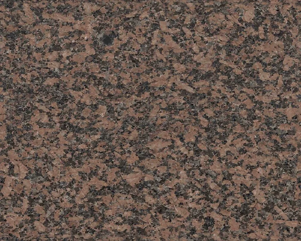 Merry Wood Granite, warm brown Indian granite with wood-like grain, ideal for exterior cladding, flooring, and countertops.