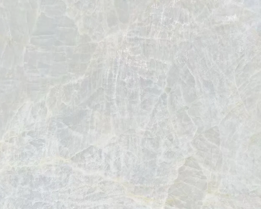 White Ice Onyx Marble, Premium Natural White Onyx for Interior Wall, Floor and Decoration
