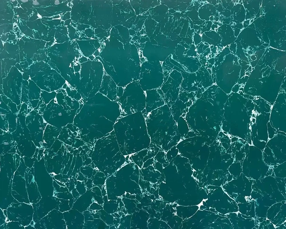 Verde Green Engineered Stone, Green Artificial Marble for Countertops, Wall Cladding and Interior Design