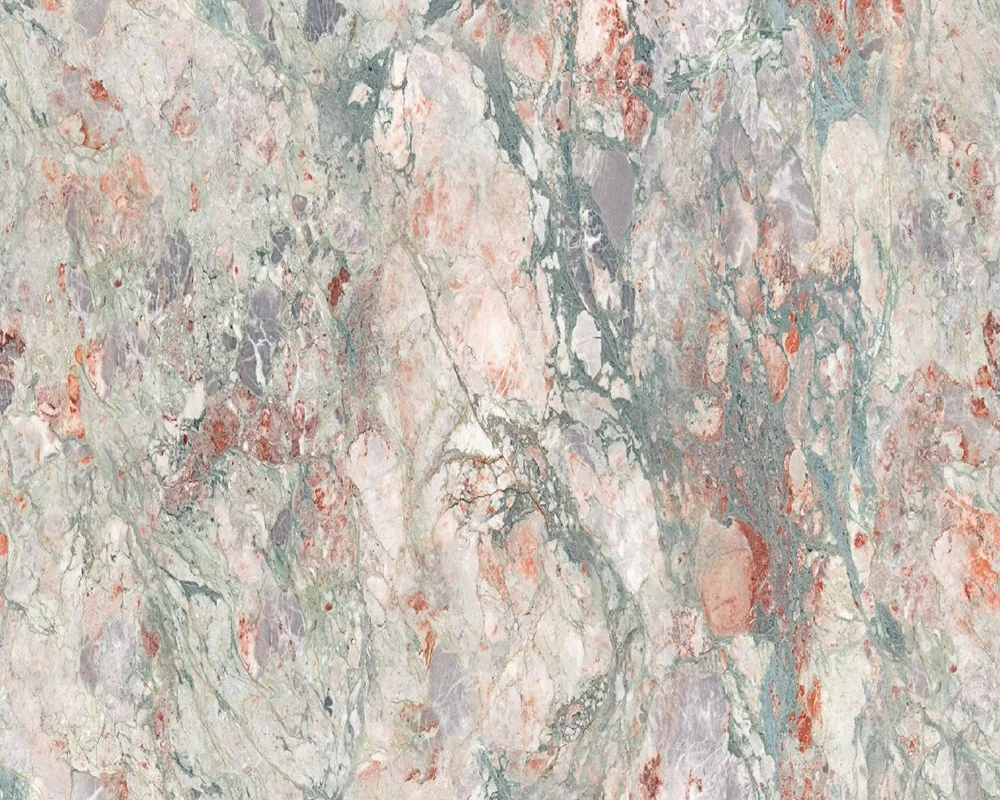 Four Seasons Pink Sintered Stone, Luxury Pink Vein Large Format Slab for Countertops, Wall Cladding and High-End Interior Design