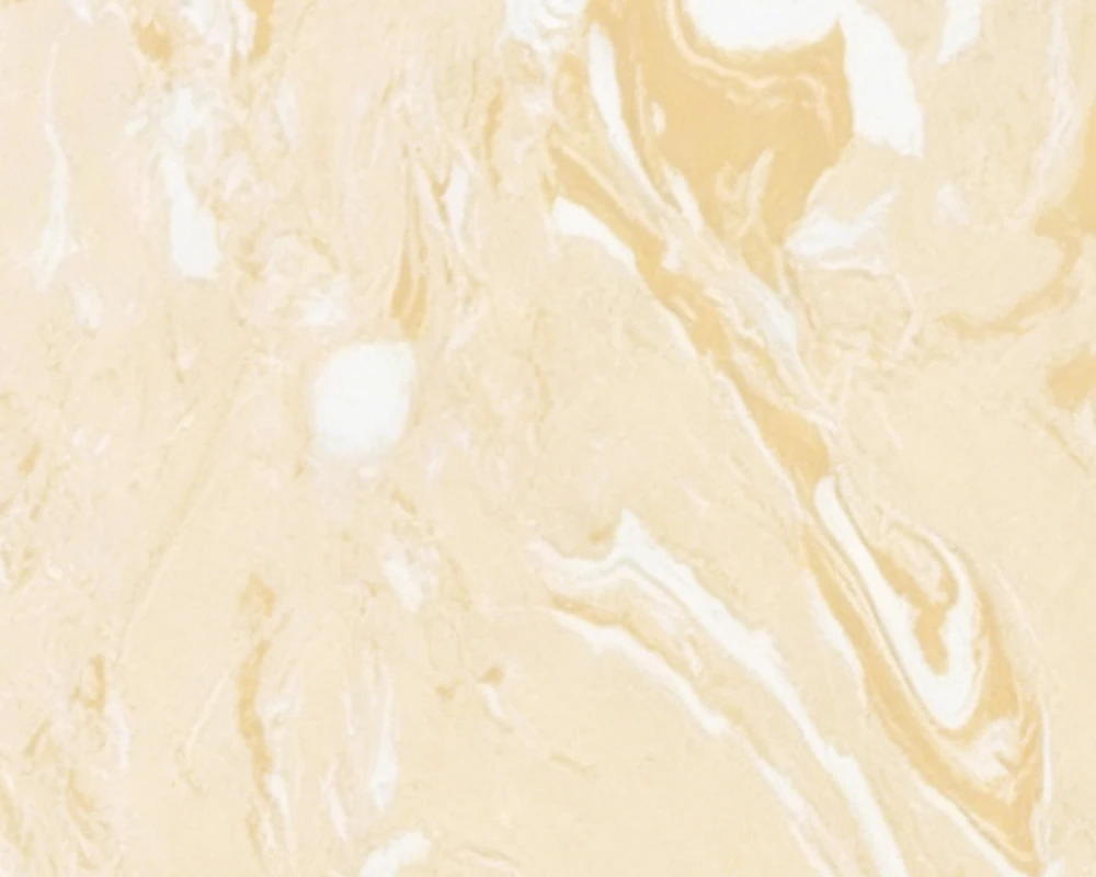 Baili White Rose Engineered Stone, Cream Beige Artificial Marble with White Veins, Luxury Stone for Villa Countertops