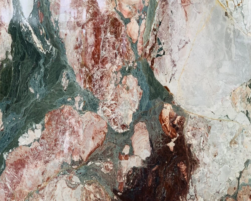 Four Seasons Pink Marble, Luxury Multicolor Natural Stone for High-End Interiors