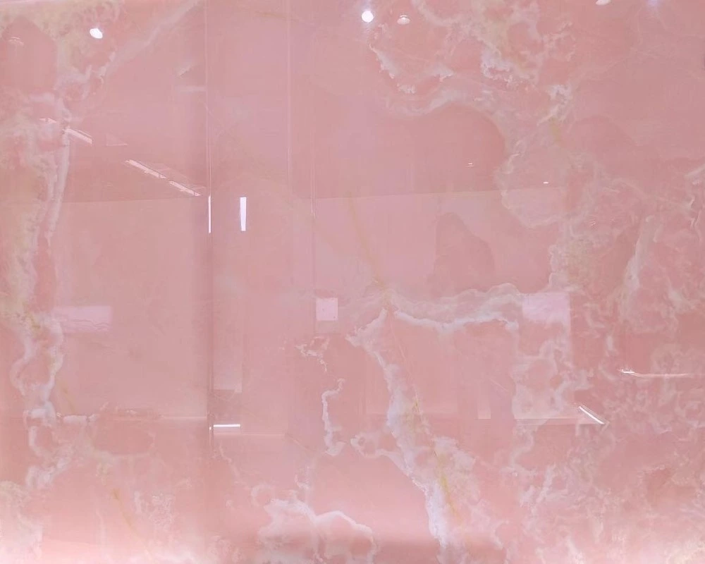 Pink Onyx, Translucent Pink Natural Stone for Luxury Backlit Feature Walls