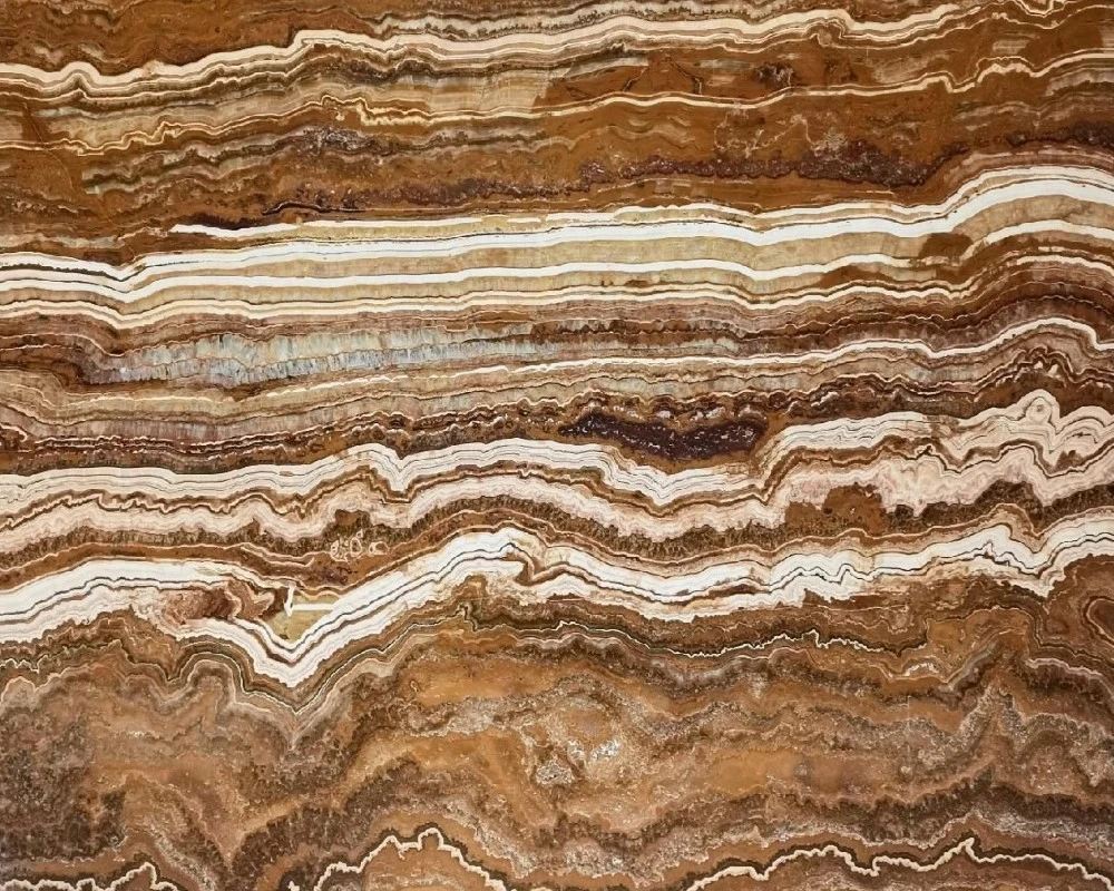 Tiger Onyx, Multicolor Translucent Natural Stone for Luxury Feature Walls